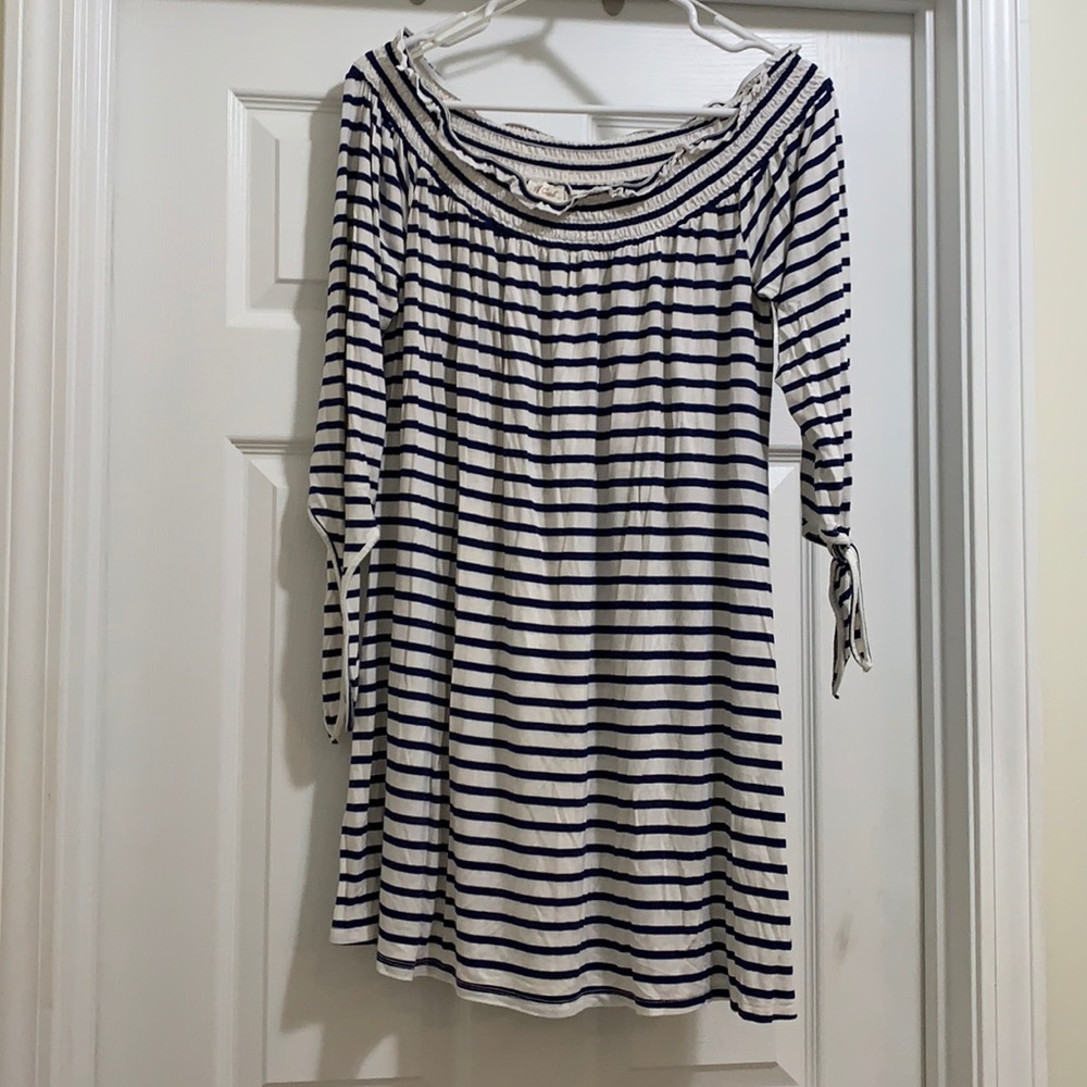 Red Camel off the shoulder cotton dress, size XL
